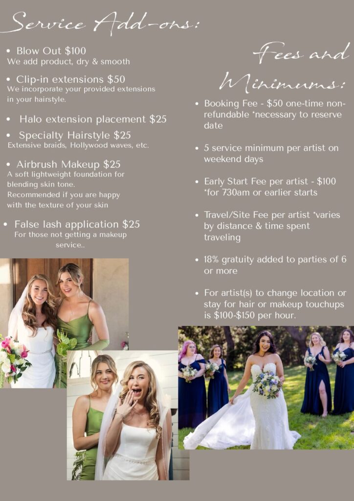 ATX Service Add-ons & Fees